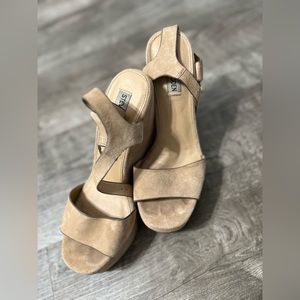 Steve Madden platform wedges.